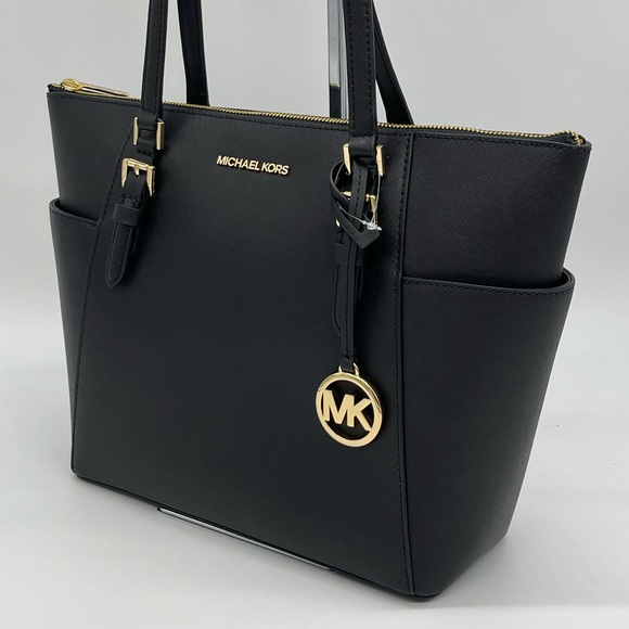 Michael Kors Charlotte Tote Bag Black - Picture 1 of 9